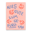 Deli Cards Postkarte "Gefurztag" | Lustige Karte zum Geburtstag