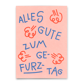 Deli Cards Postkarte "Gefurztag" | Lustige Karte zum Geburtstag