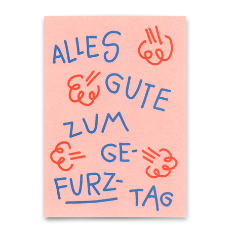 Deli Cards Postkarte "Gefurztag" | Lustige Karte zum Geburtstag