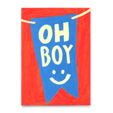 Deli Cards Postkarte "Oh Boy" | Coole Karte für jeden Anlass