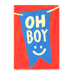 Deli Cards Postkarte "Oh Boy" | Coole Karte für jeden Anlass