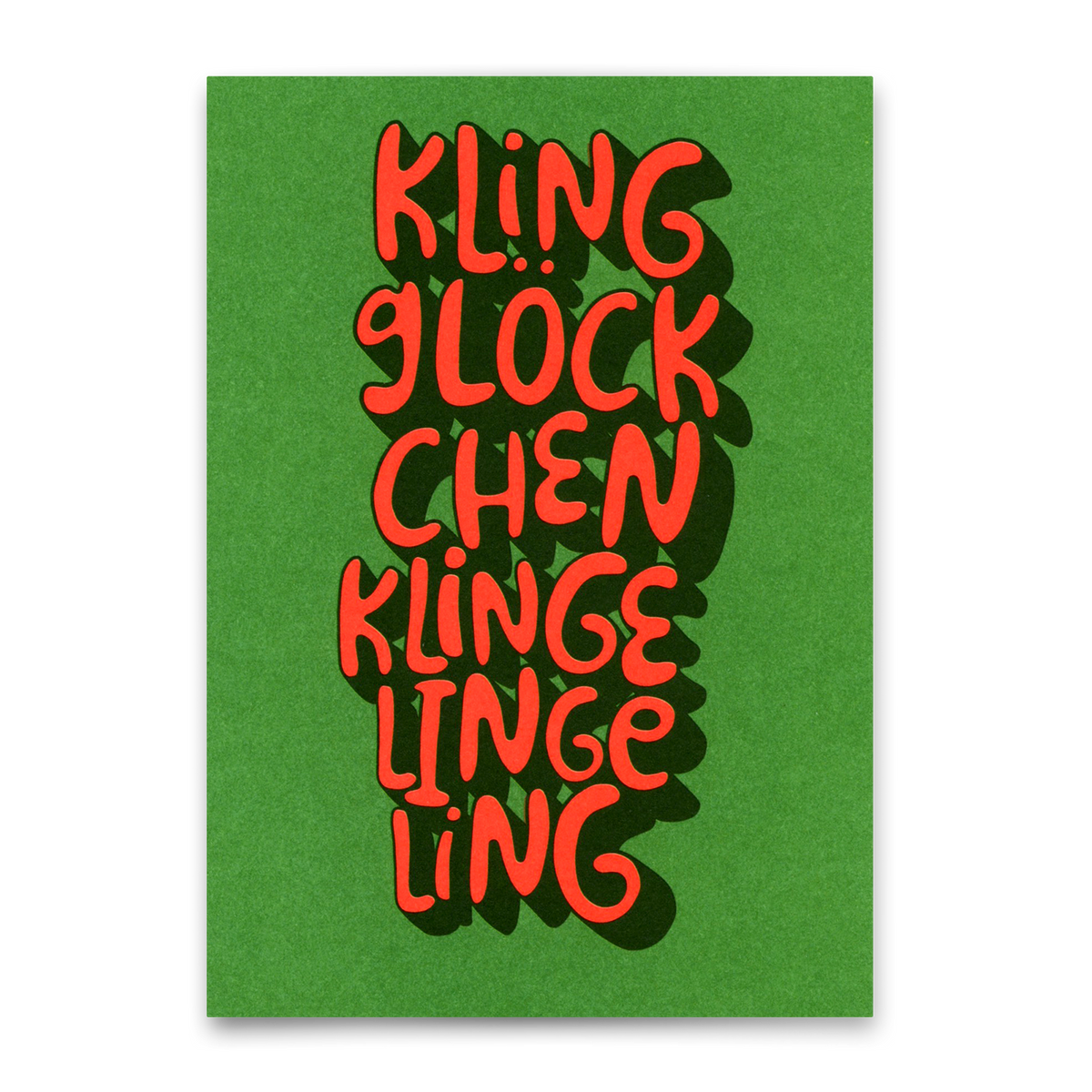 Postkarte "Klingglöckchen" | Schöne Postkarte zu Weihnachten