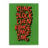 Postkarte "Klingglöckchen" | Schöne Postkarte zu Weihnachten