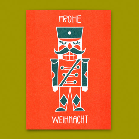 Deli Cards Postkarte "Nußknacker" | Besondere Postkarte zu Weihnachten