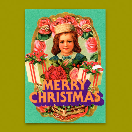 Postkarte "Poesie Kind" | Schöne Postkarte zu Weihnachten