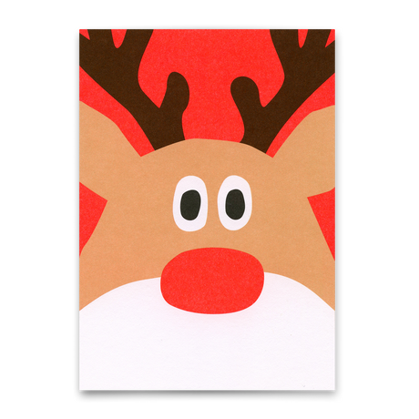 Deli Cards Postkarte "Rentier" | Besondere Postkarte zu Weihnachten