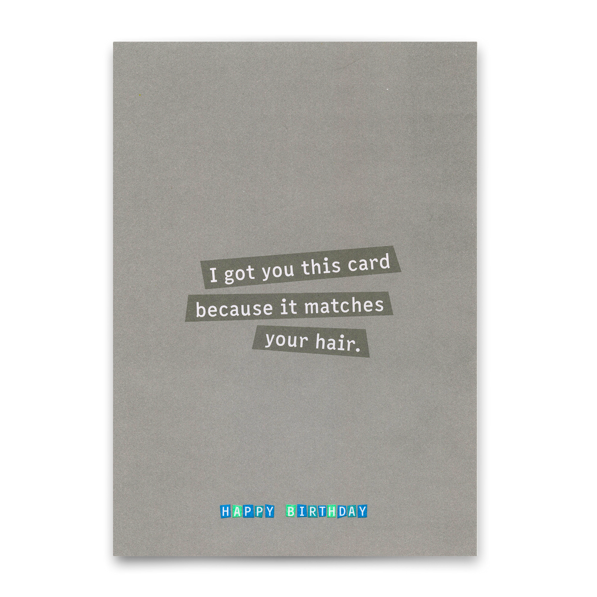 Deli Cards Postkarte "It matches your hair" | Lustige Karte zum Geburtstag
