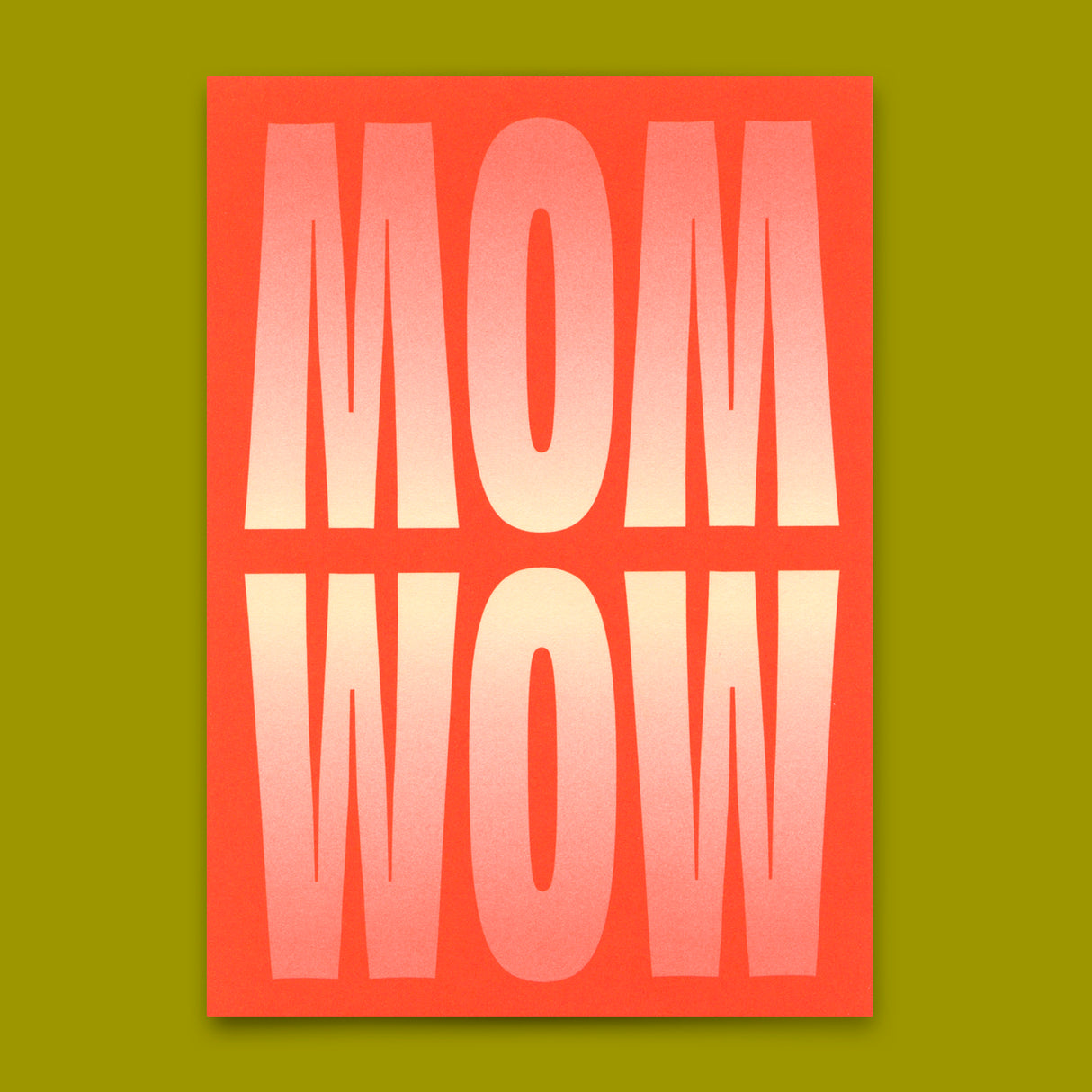 Deli Cards Postkarte "Mom Wow" | Coole Karte zum Muttertag