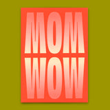 Deli Cards Postkarte "Mom Wow" | Coole Karte zum Muttertag