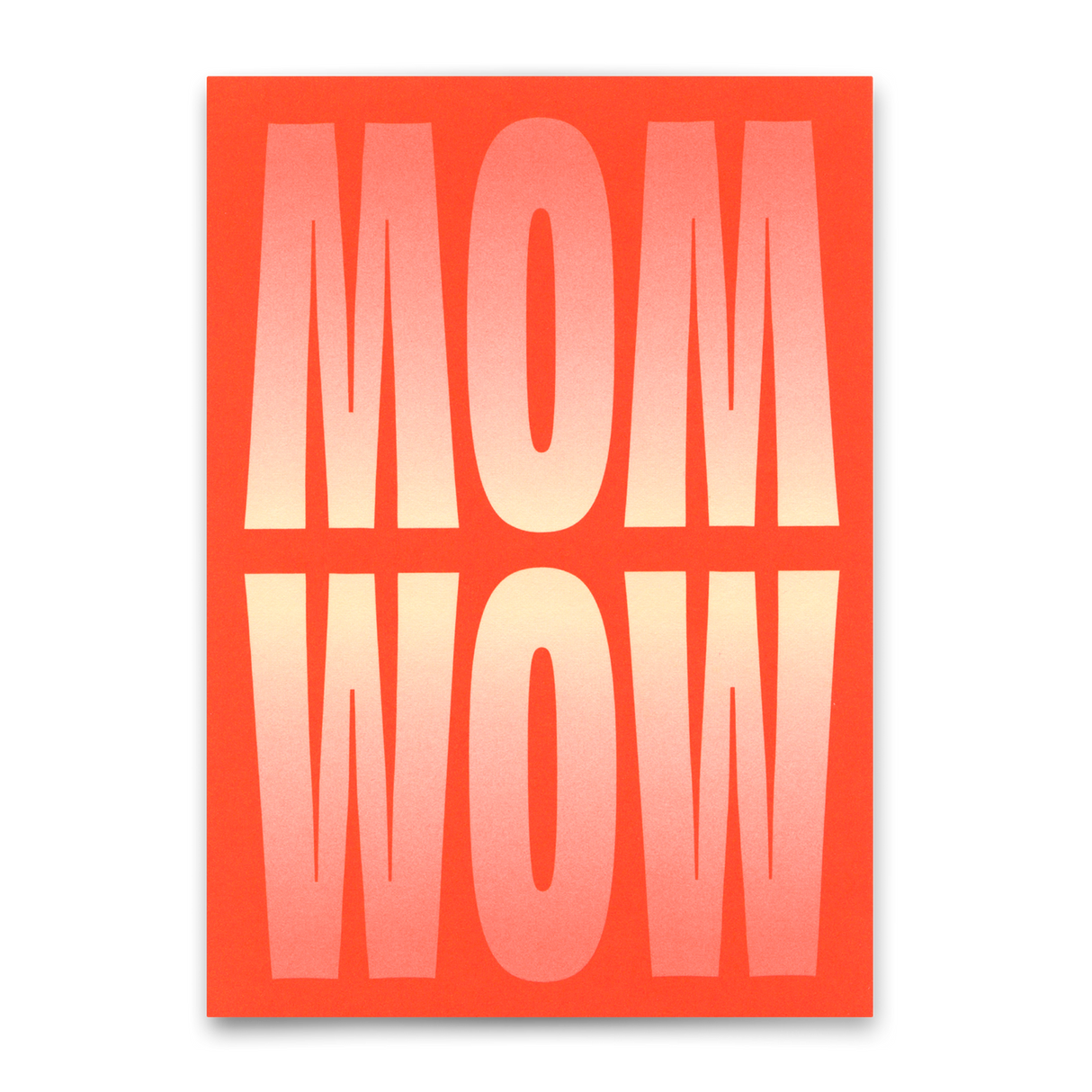 Deli Cards Postkarte "Mom Wow" | Coole Karte zum Muttertag