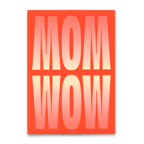Deli Cards Postkarte "Mom Wow" | Coole Karte zum Muttertag