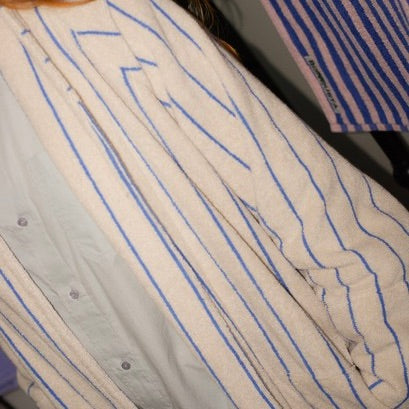 BONGUSTA Bademantel „Naram Moon Beam & Ultramarine S/M“ | Zum Einkuscheln | Bongusta
