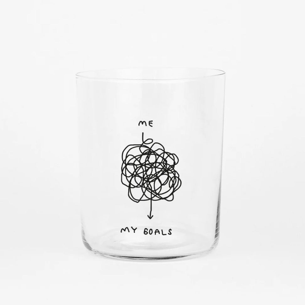 YAHYA Studio Glas „My Goals (L)“ | Groß & ehrlich | YAHYA Studio