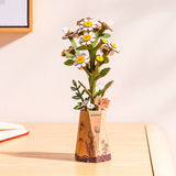 Rolife DIY-Blume „Chamomile“ | Verspielte Holzblume | Rolife