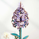 Rolife DIY-Blume „Lilac“ | Zarte Holzblume | Rolife