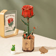 Rolife DIY-Blume „Red Rose“ | Klassische Holzblume | Rolife