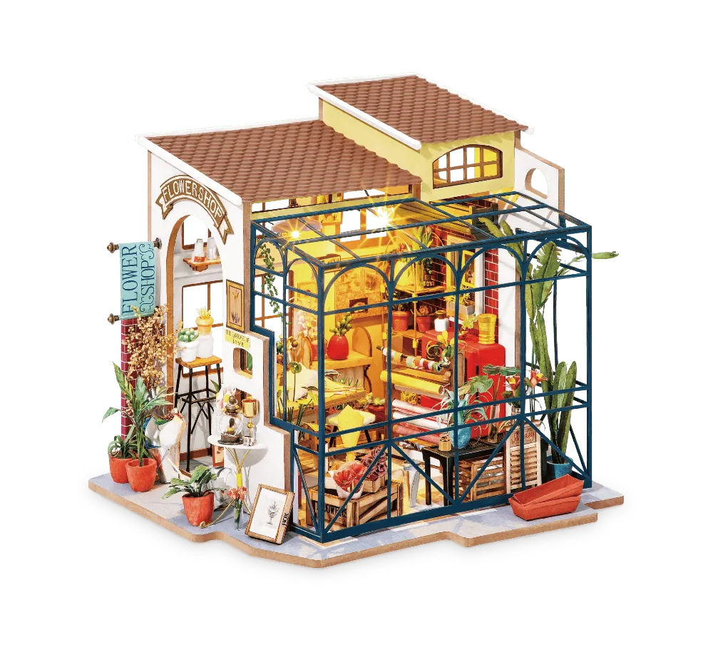 Rolife DIY-Set Rolife “Emily's Flower Shop” | Holz | Verspielt & Liebevoll