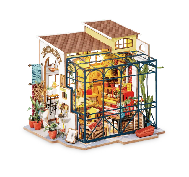 Rolife DIY-Set Rolife “Emily's Flower Shop” | Holz | Verspielt & Liebevoll