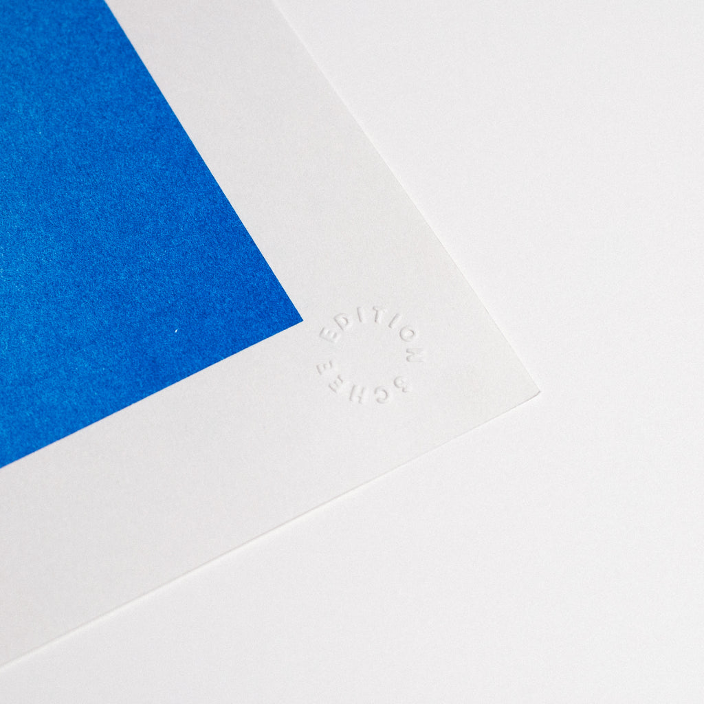 Edition SCHEE Into the blue (DIN A3) | Edition SCHEE | Risographie