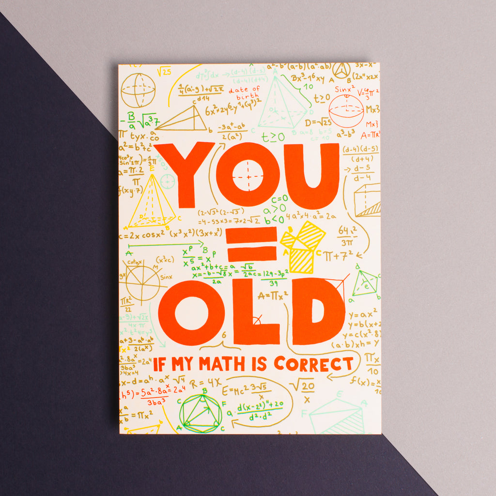 Edition SCHEE Postkarte "You = Old"