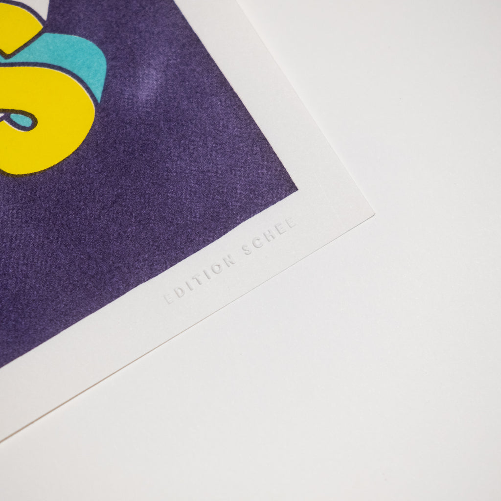 Edition SCHEE Don`t work with assholes (DIN A3) | Edition SCHEE | Risographie
