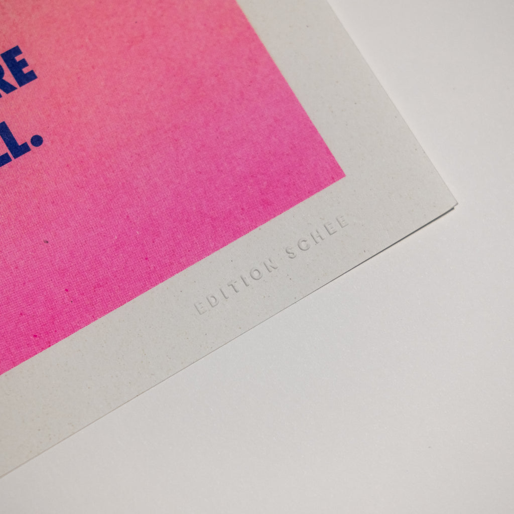 Edition SCHEE Sex and Football (Din A3) | Edition SCHEE | Risographie