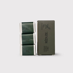 RÉDUZE Dampf-Duschwürfel “Eucalyptus Mint” 3 Stk. | Erfrischender Duft | RÉDUZE