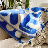 Klekks Decke “Klekks No. 11” Blue Edition | Designdecke | Klekks