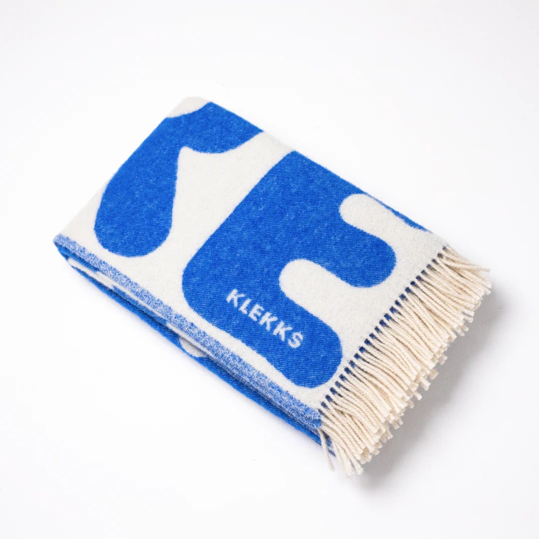 Klekks Decke “Klekks No. 11” Blue Edition | Designdecke | Klekks
