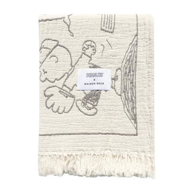 Decke “Peanuts Comic Baseball” 130x200 cm | Maison Deux