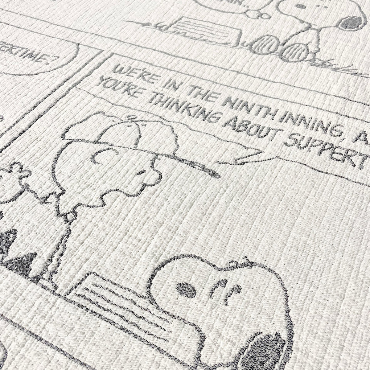 Decke “Peanuts Comic Baseball” 130x200 cm | Maison Deux