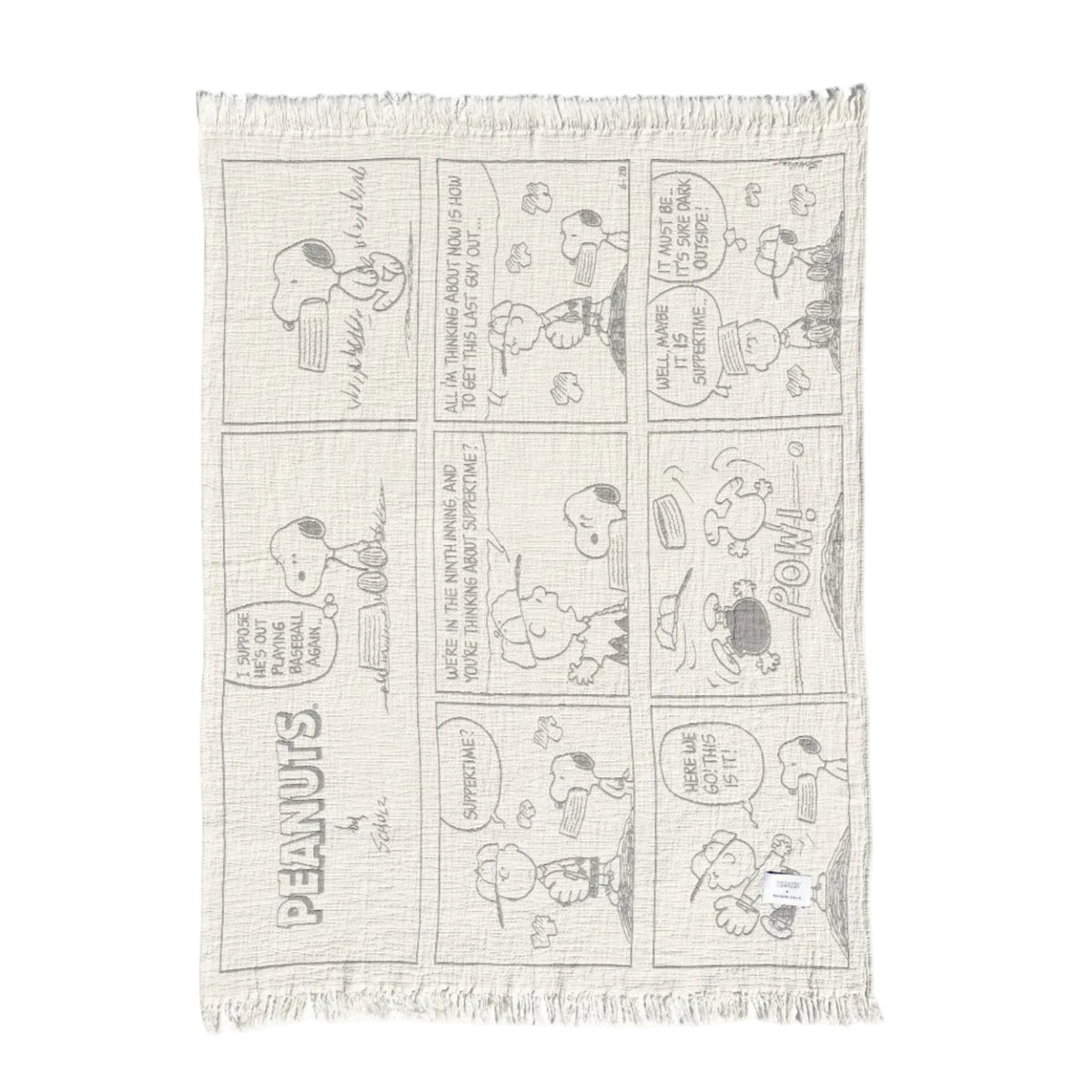Decke “Peanuts Comic Baseball” 130x200 cm | Maison Deux