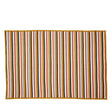 Hübsch Decke/Überwurf „Pavillon Streifen Ocker Multifarben“ | 140 × 200 cm | Hübsch
