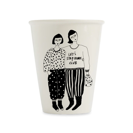 helen b Design Mug „Stay Home Club“ | Für gemütliche Tage zuhause | helen b