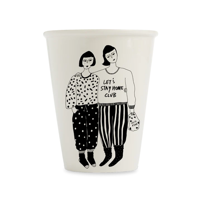 helen b Design Mug „Stay Home Club“ | Für gemütliche Tage zuhause | helen b