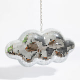 L´expressionist Disco Spiegel-Ornament „Wolke“ | Funkelnder Akzent | L'expressionist