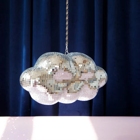 L´expressionist Disco Spiegel-Ornament „Wolke“ | Funkelnder Akzent | L'expressionist