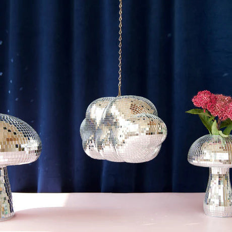 L´expressionist Disco Spiegel-Ornament „Wolke“ | Funkelnder Akzent | L'expressionist