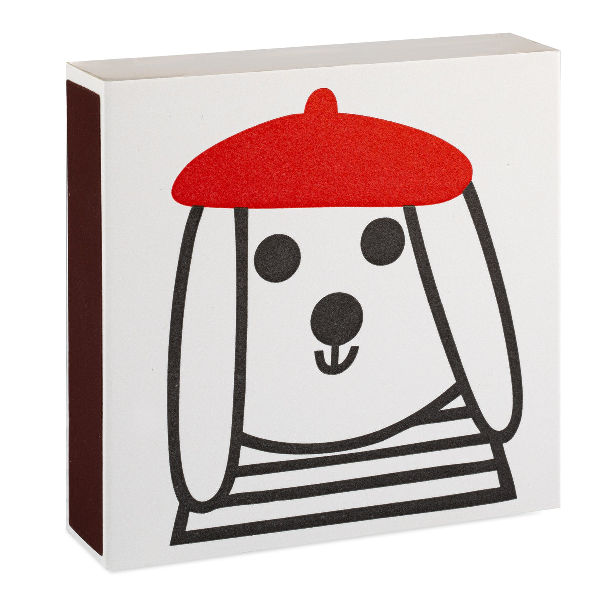 Archivist Lange Streichhölzer „Dog by Jane Foster“ von Archivist | 100 Stück in Square Matchbox