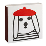 Archivist Lange Streichhölzer „Dog by Jane Foster“ von Archivist | 100 Stück in Square Matchbox