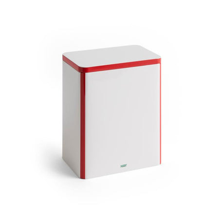 HAY Dose „Tin Container Large“ | Off White & Red | HAY