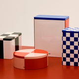HAY Dose „Tin Container Round“ | Red & Soft Pink | HAY