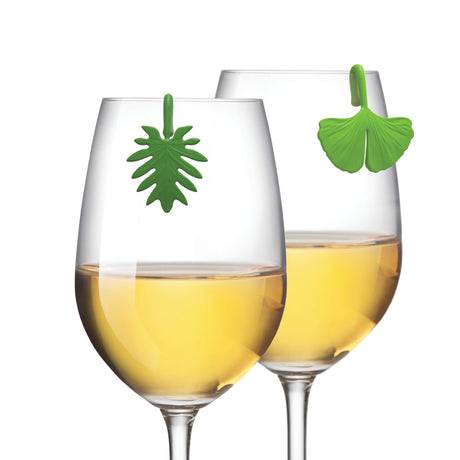 WINKEE Drink Markers “Pflanzen” | Glasmarkierer Set | WINKEE