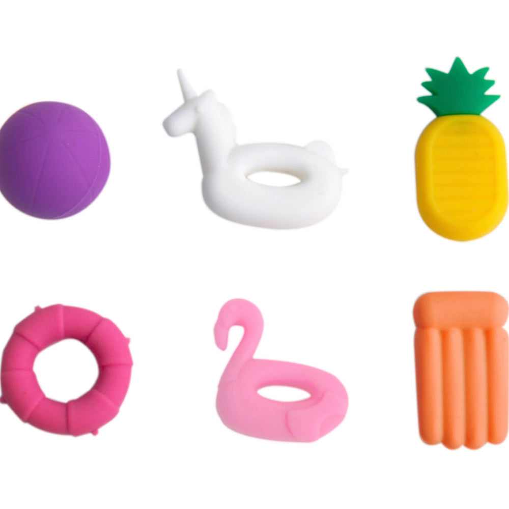 WINKEE Drink Markers “Pool” | Glasmarkierer Set | WINKEE