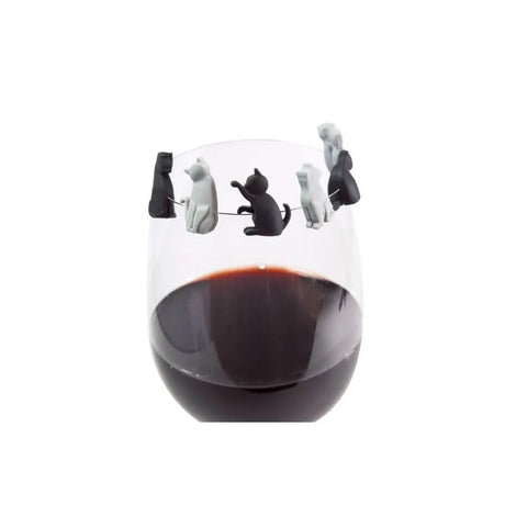 Drink Markers “Kätzchen” | Glasmarkierer Set | WINKEE