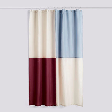 HAY Duschvorhang „Check Burgundy“ | Modernes Bad | HAY