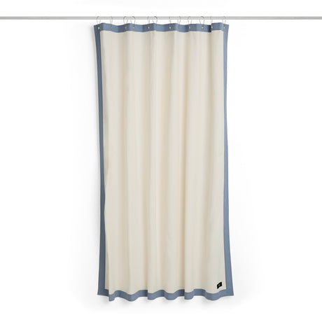 HAY Duschvorhang „Outline Cream & Blue“ | Minimalistisch | HAY