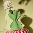 Fluid Market Vase „Pasta Green“ (Limited Edition) | Skulpturale Pasta-Vase | Fluid Market
