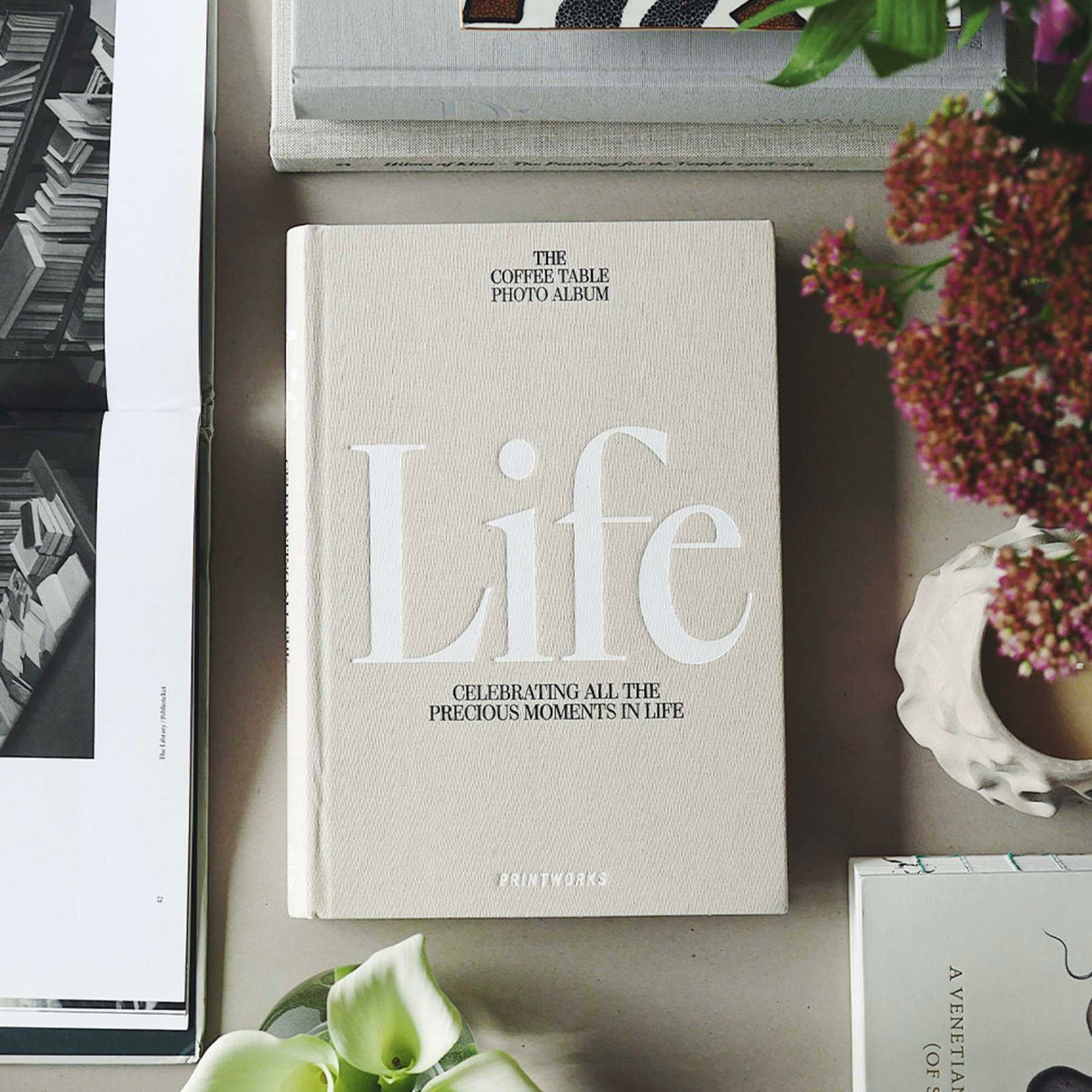 PRINTWORKS Fotobuch “Life” | Zeitloses Erinnerungsbuch | PRINTWORKS