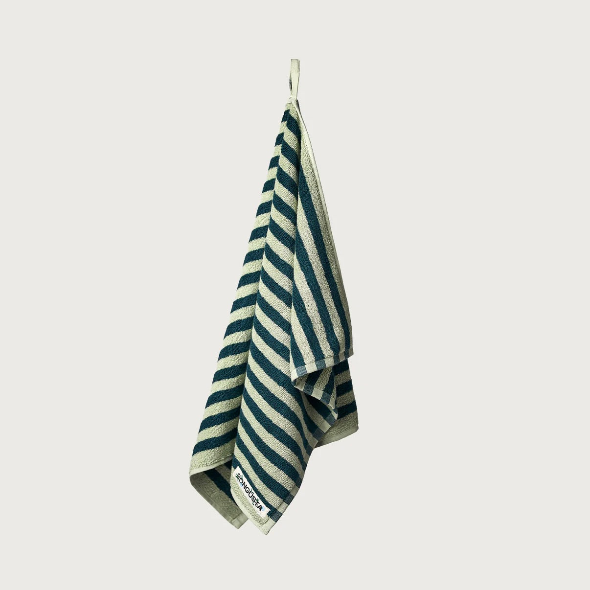 BONGUSTA Badetuch BONGUSTA “Naram Seafoam & Deep Teal” | 70x140 cm | Kuschelig & Hygienisch